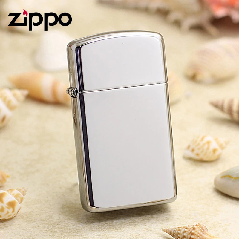 Zippo打火机 1606纤巧窄机盔甲光板  防风简约送礼经典DYX1H1