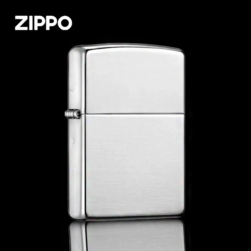zippo打火机常规s925银光板镜面拉丝盔甲男士送老公礼物DYJ1
