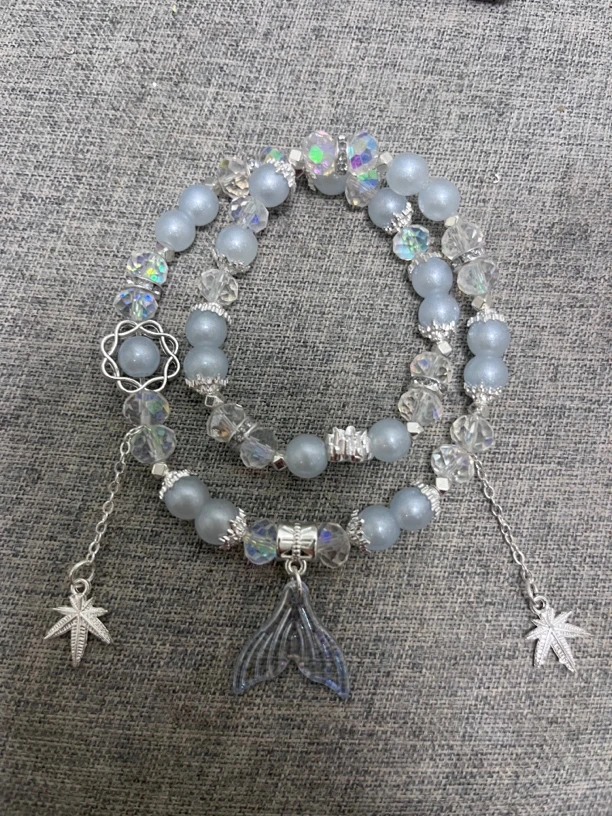 珠珠手串成品diy手工