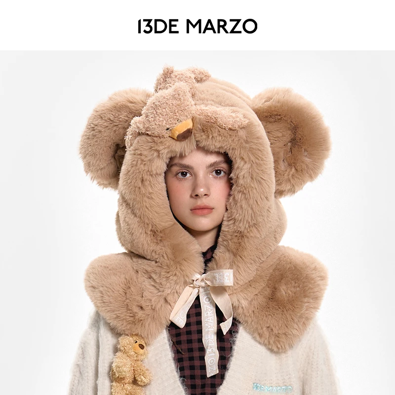 13DE MARZO女士 巴拉克拉法帽可爱个性帽子