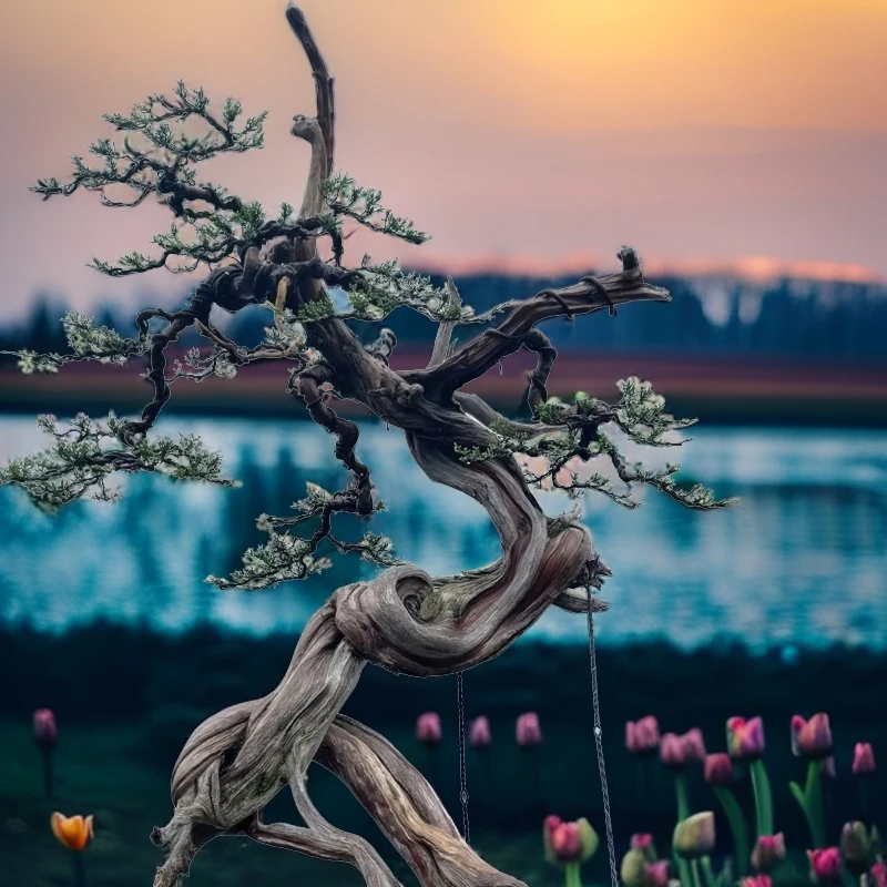 柏轩轩花卉精品盆景一树一景