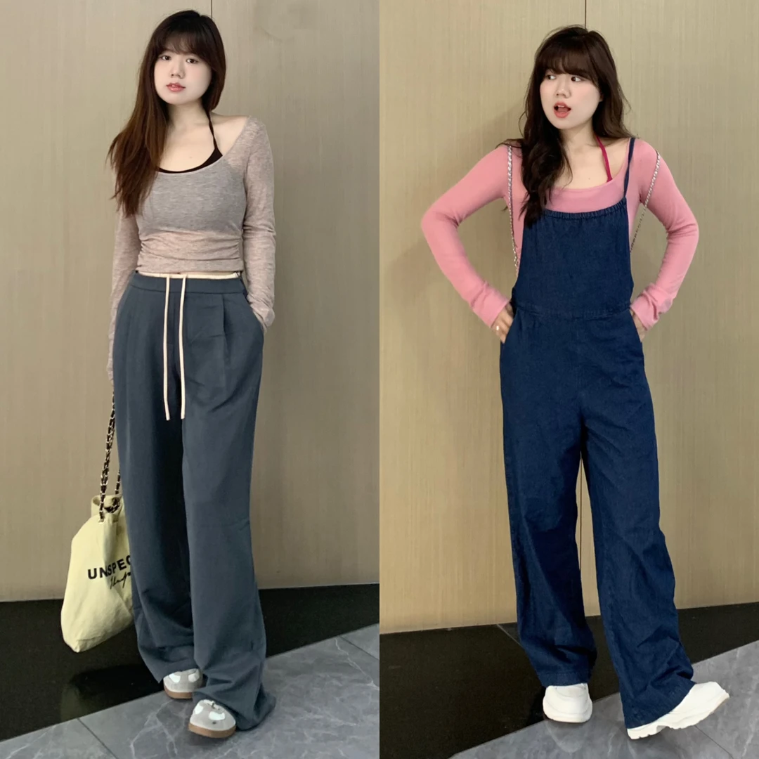 米米子“人间夏日”定制防晒假两件上衣圆领时尚百搭小众设计款夏季