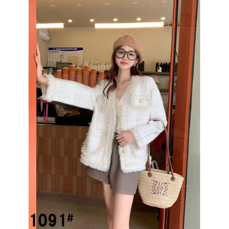 【王哥精选】2024年新款气质时尚轻奢百搭网红女装小香风-1091