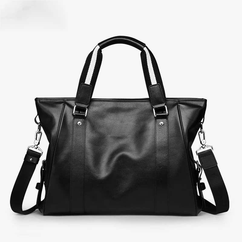 真皮头层牛皮男士公文包电脑包大容量单肩斜跨手提包文件包潮流包