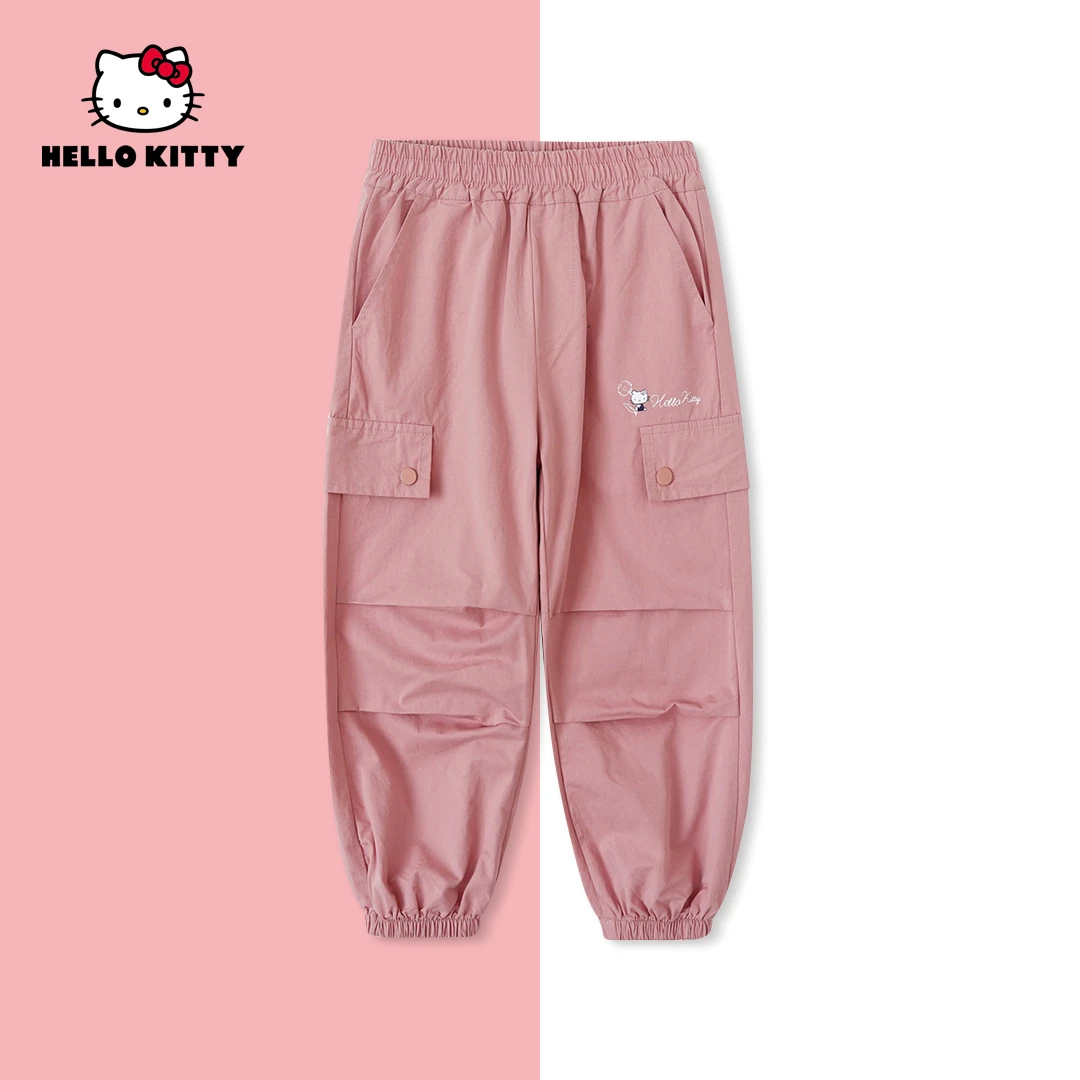 HelloKitty春季女宝上衣女童装中大儿童休闲工装裤ACJMKQ10102 AD
