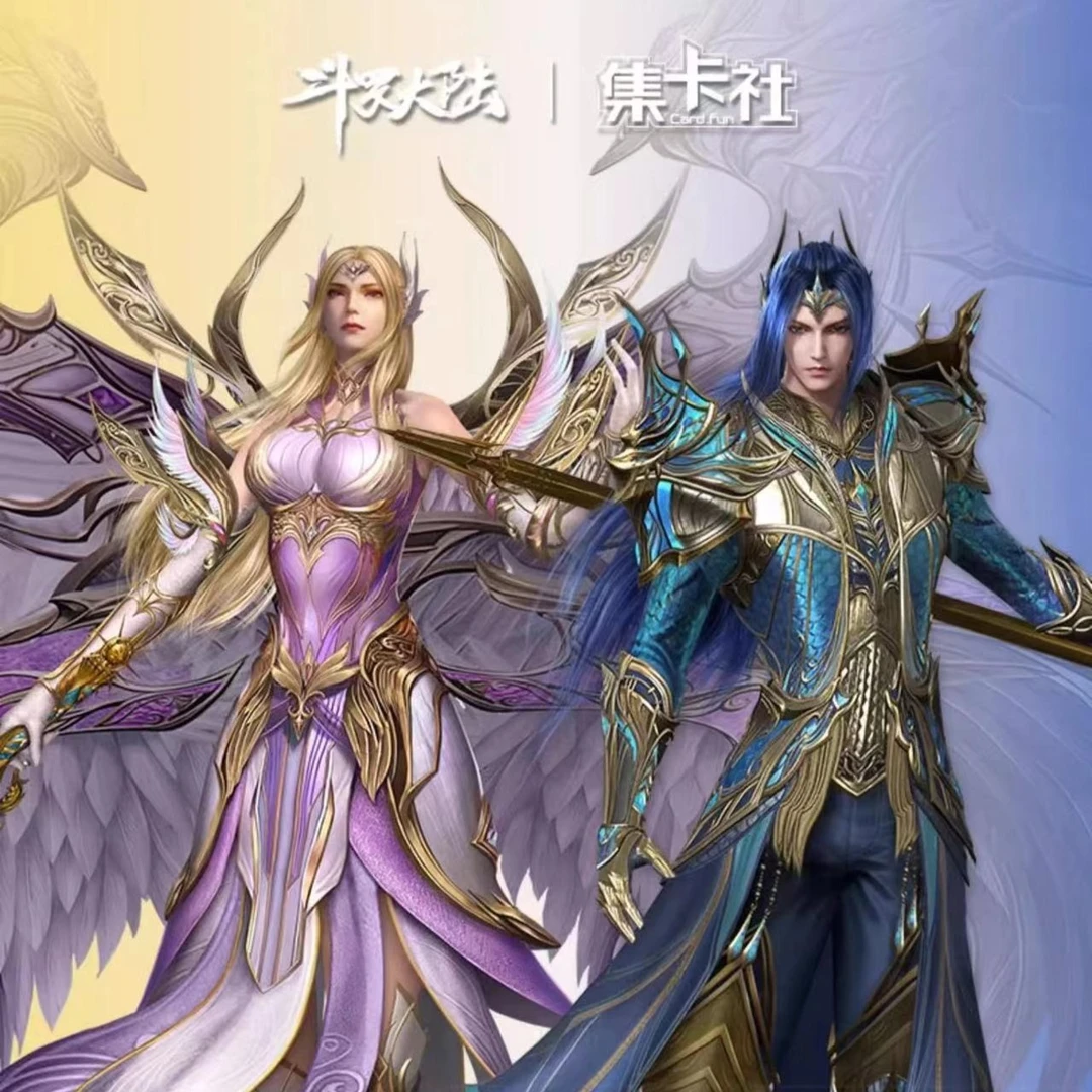 【拆盒】集卡社斗罗大陆双神战双神纪念收藏卡牌