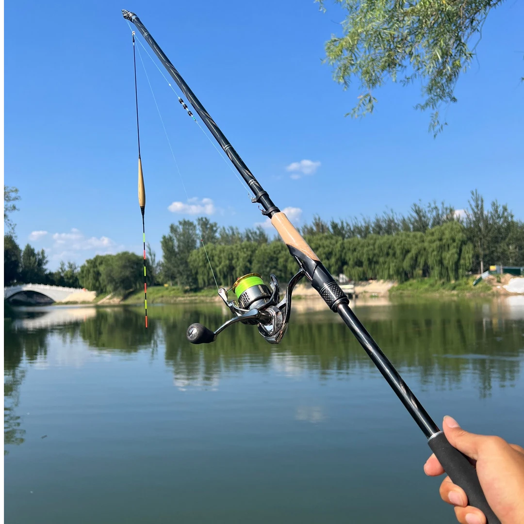 奎龍国产波止【闪霊3号】 高碳矶钓滑漂竿轻硬挺U型环鲫鲤黑雕