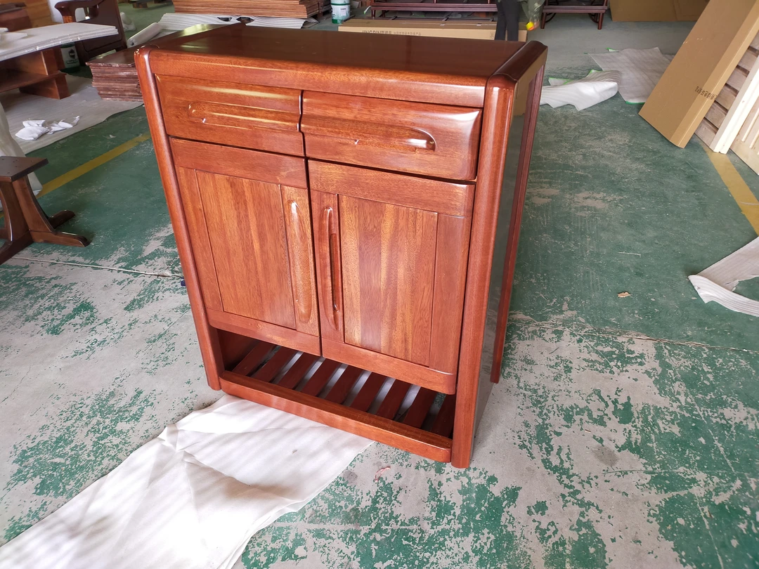 美琦临胡桃木鞋柜实木家具品质奢华