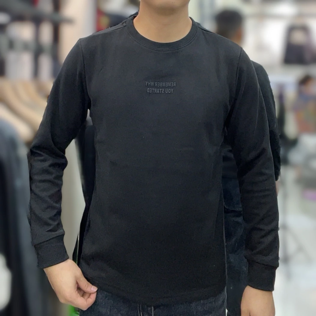 7210「圆领打底衣」男士秋冬素色打底衣时尚百搭