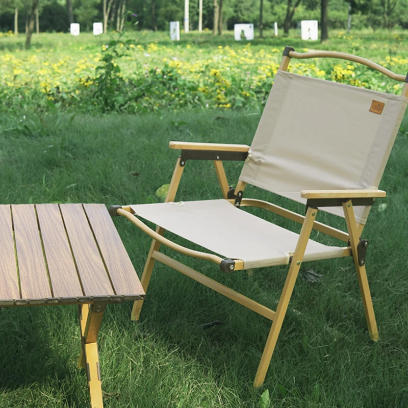 克米特椅便携式加厚钢管加固折叠椅套舒适户外露营野餐稳固耐用椅