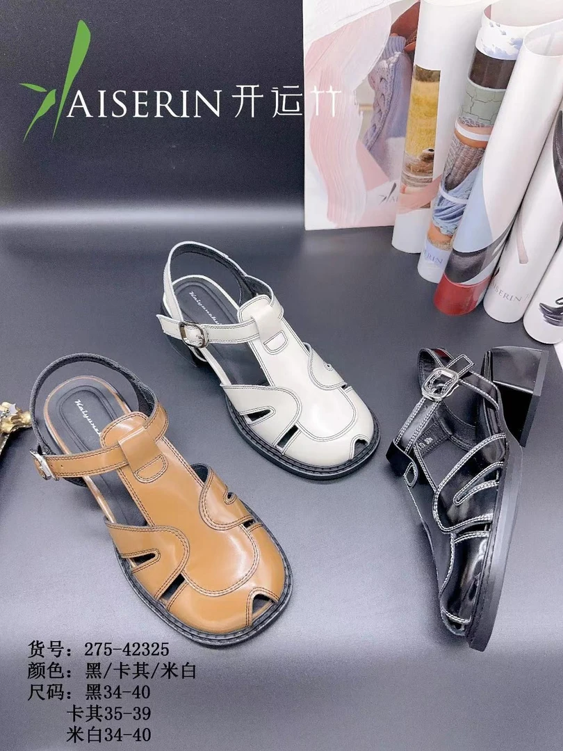 27542325广版新款高品质百搭舒适夏季凉单鞋正码正拍