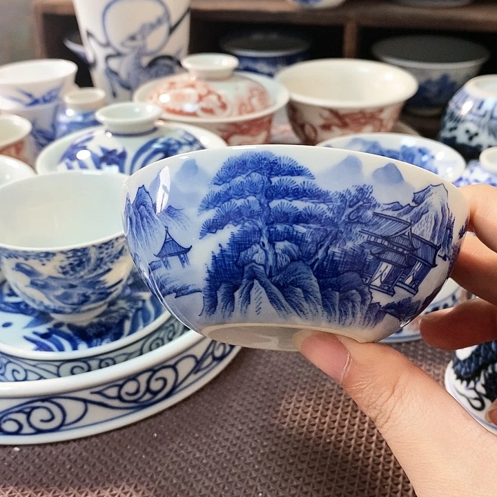 那**间【寒窑】山水普洱杯