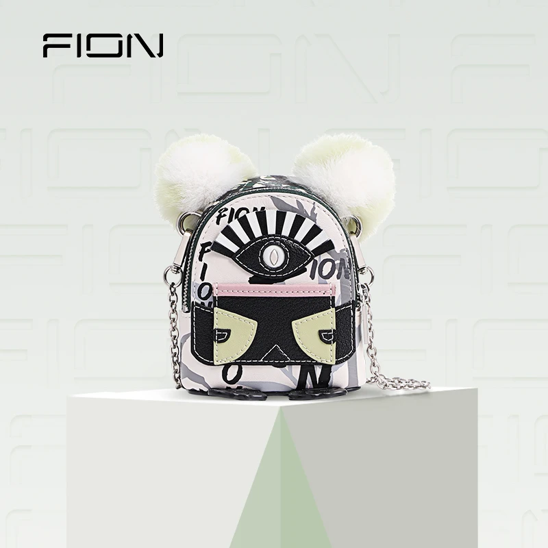 CQ菲安妮小怪兽系列个性撞色女式女士小包单肩包斜挎包FAAFIPK057