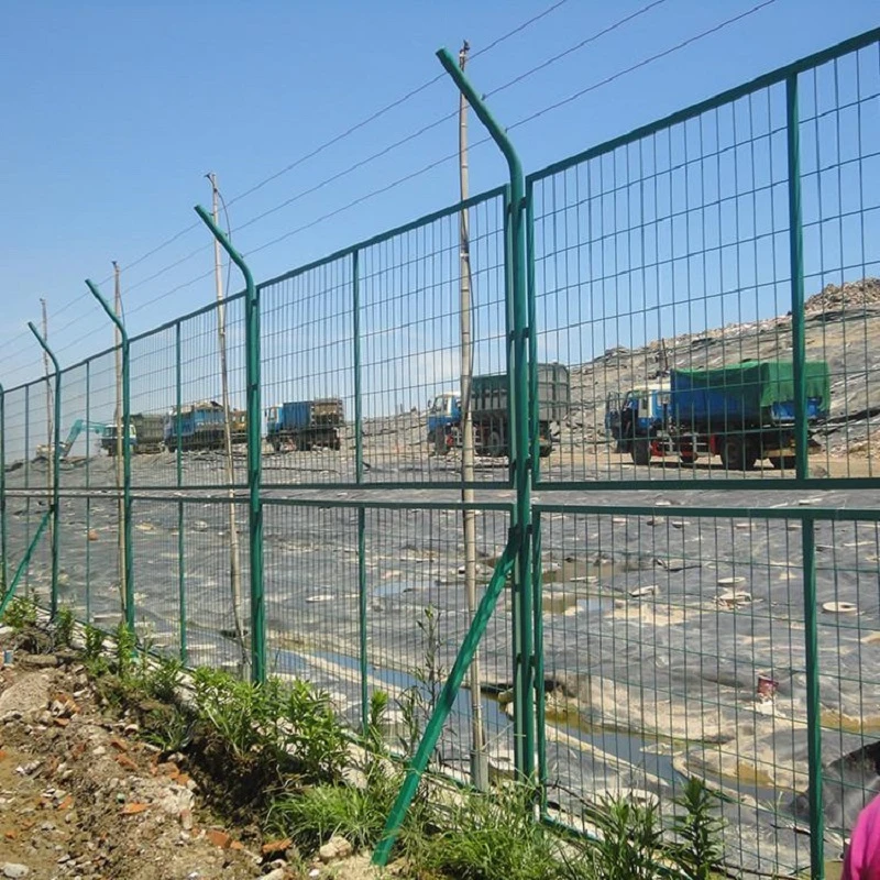 双边丝护栏网圈地养殖围栏网桥梁防抛网监狱防爬机场Y型防护网