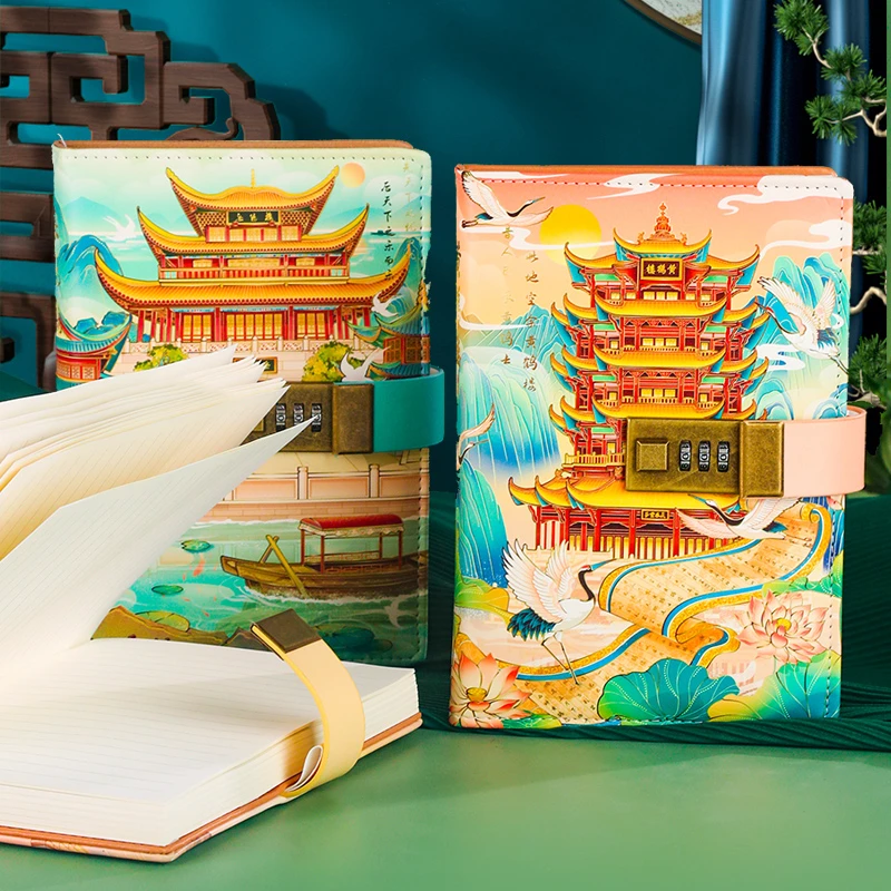 双吊坠金属书签中国风便签本徽章北京故宫文创礼品创意学生文具