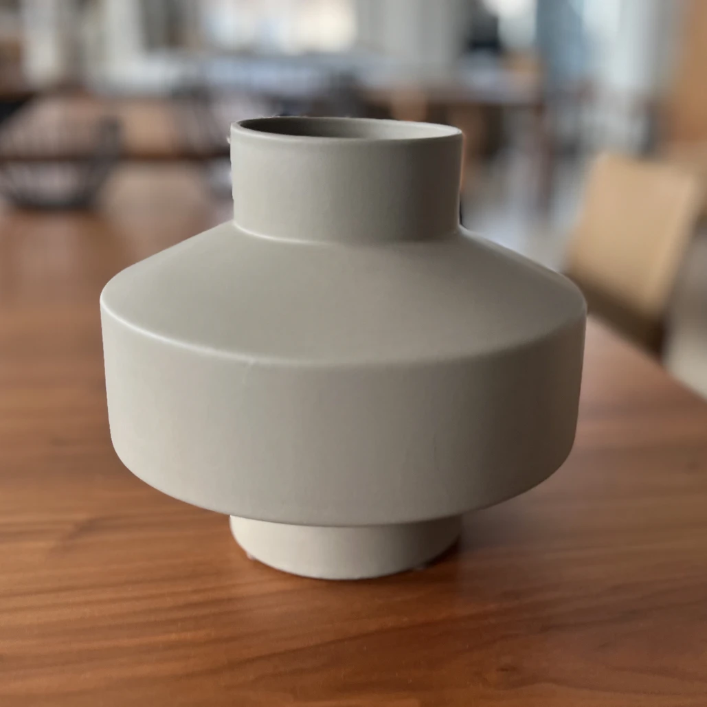 北欧风格家居简约风质朴诧寂风格陶土圆肚家居玄关装饰陶瓷摆饰