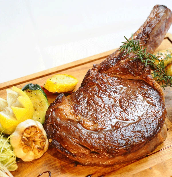 战斧牛排650g牛肉果木牛排牛排原切黑椒美味牛仔骨牛排 战斧牛排