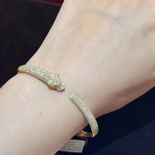 【合成/培育】【合成/培育】18K金豹子手镯