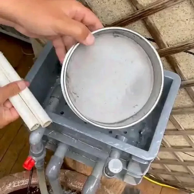 鱼便过滤网筛超细周转箱分离不锈钢鱼缸过滤网圆形过滤网超密