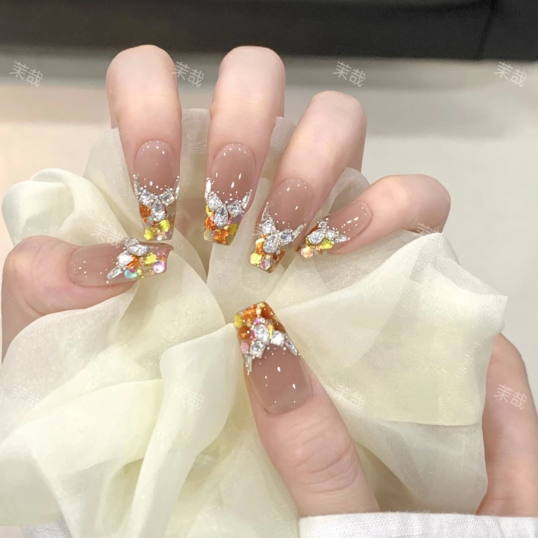 茉哉【契约】纯手工定制美甲可拆卸穿戴甲A3400P