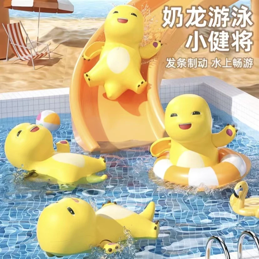 小奶龙洗澡玩具宝宝玩具儿童游泳男孩女孩玩水玩具戏水玩具