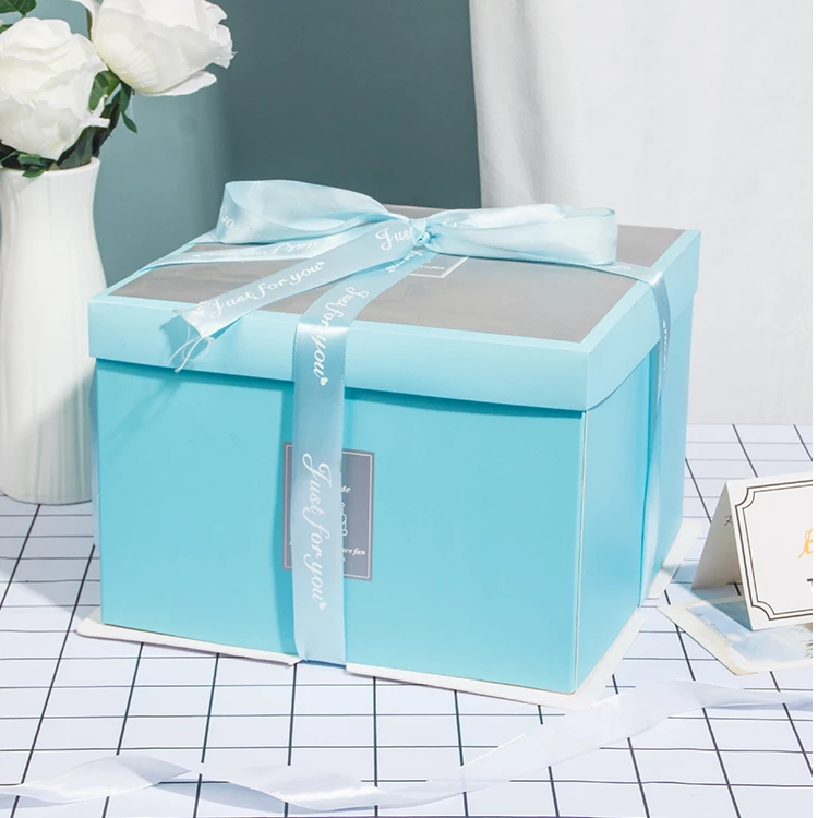 【促销价】整箱生日蛋糕盒10寸方形纸盒烘焙包装盒盒子