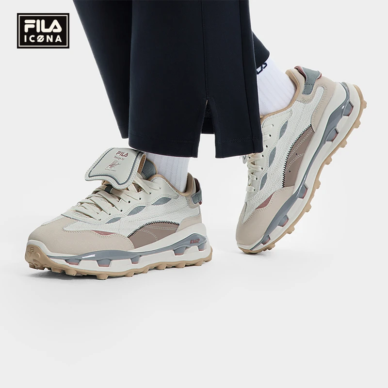 斐乐女鞋【杨幂同款】时尚新款KM2叠叠鞋运动休闲老爹鞋F12W513102F