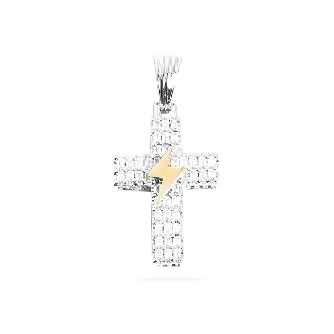 WIC T方十字架欧美满钻男女大小情侣百搭同款XL070