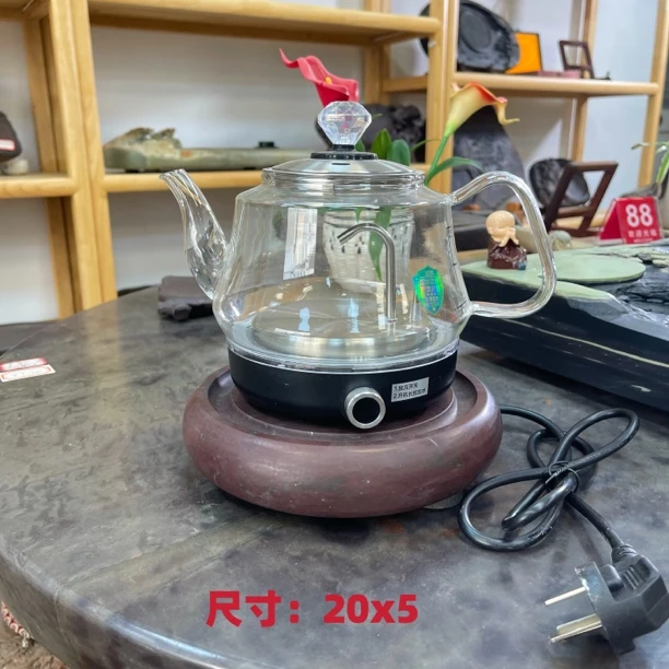 端砚石底座全智能烧水茶壶电陶炉过滤花茶茶具泡茶壶自动煮茶器