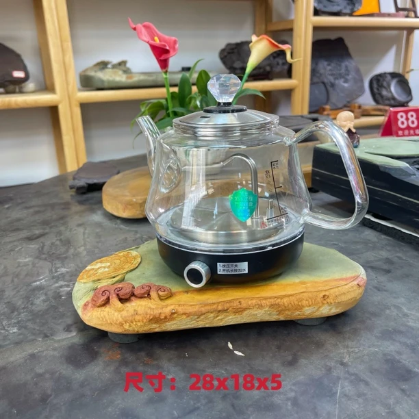 端砚石全自动上水电热烧水壶茶台一体机泡茶专用煮茶茶具