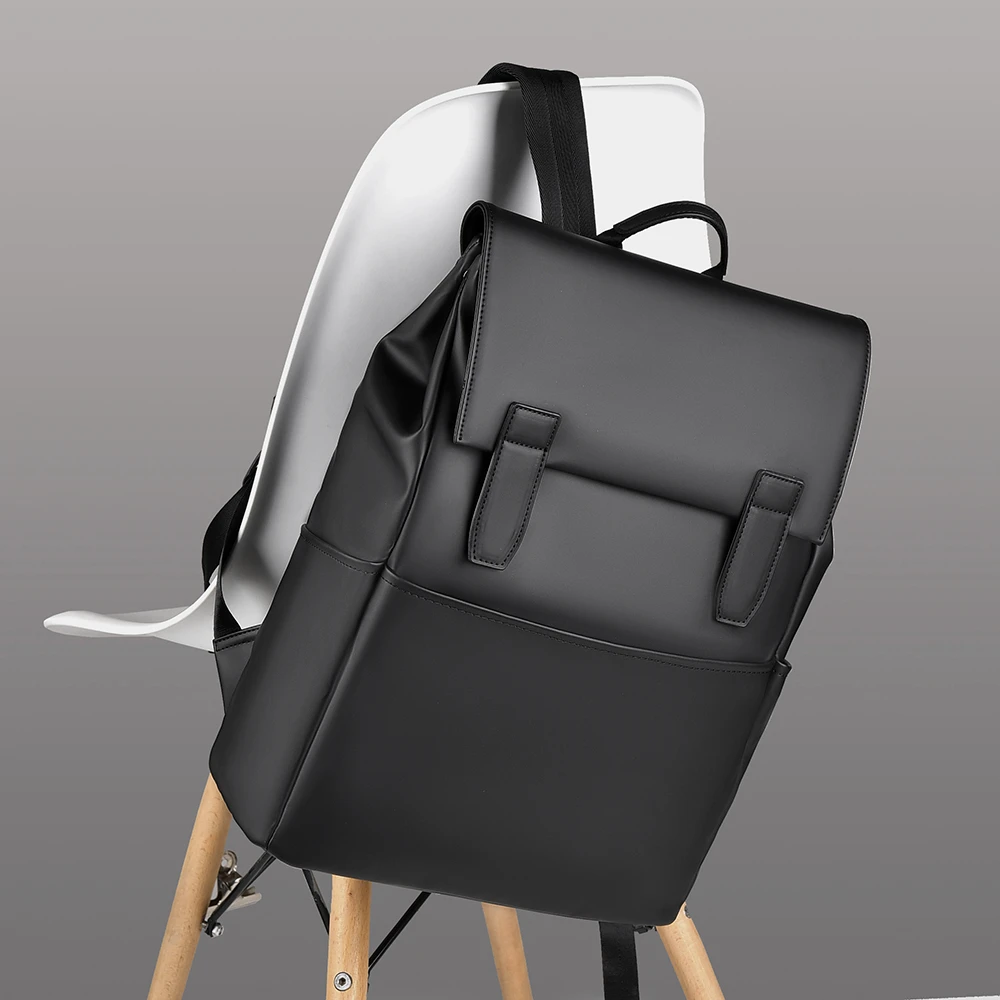 休闲商务双肩包男款大学生书包上班通勤电脑背包短途出差旅行背包