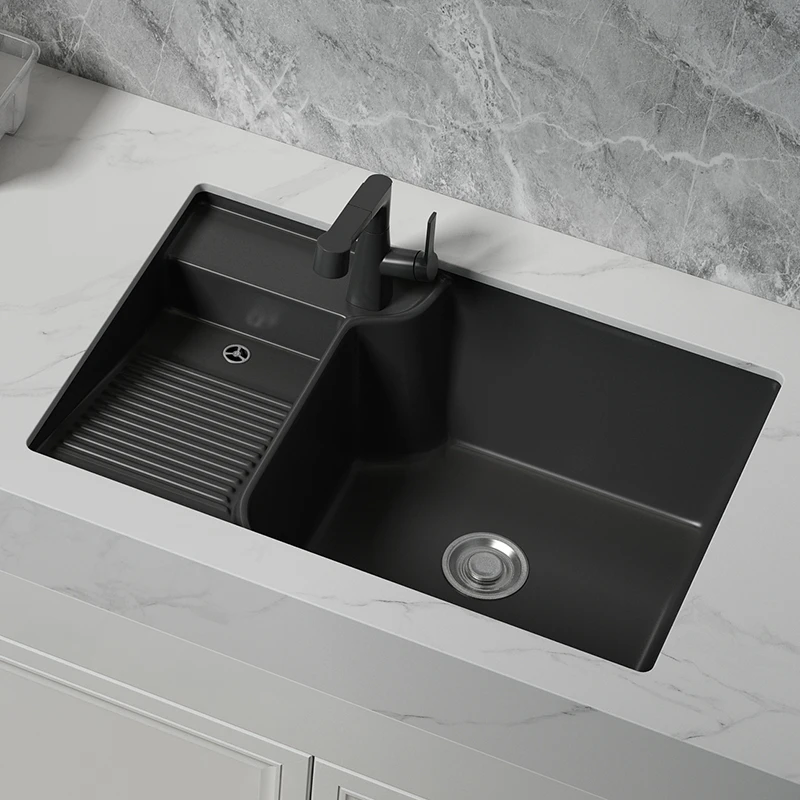 阳台台下盆带搓衣板一体陶瓷洗衣盆洗手盆嵌入式洗衣池家用洗衣槽