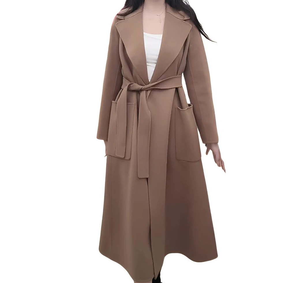 全新未使用 MaxMara 纯色大衣/38
