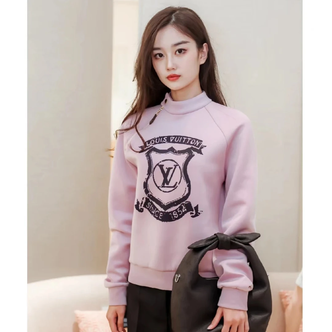 全新未使用 LouisVuitton/路易威登 徽标拉链卫衣/XS