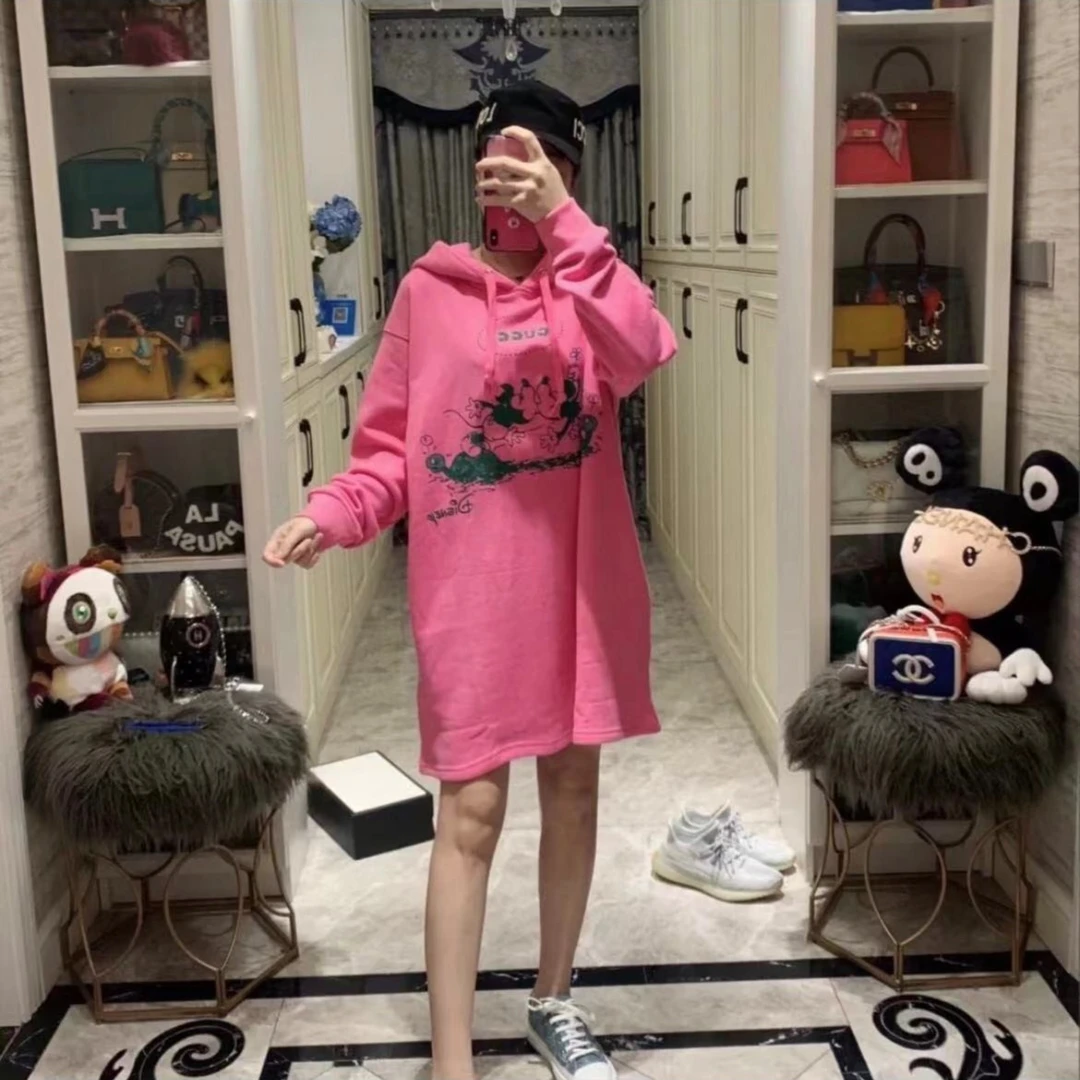 全新未使用 GUCCI/古驰 x Disney 联名款 兜帽连衣裙/S