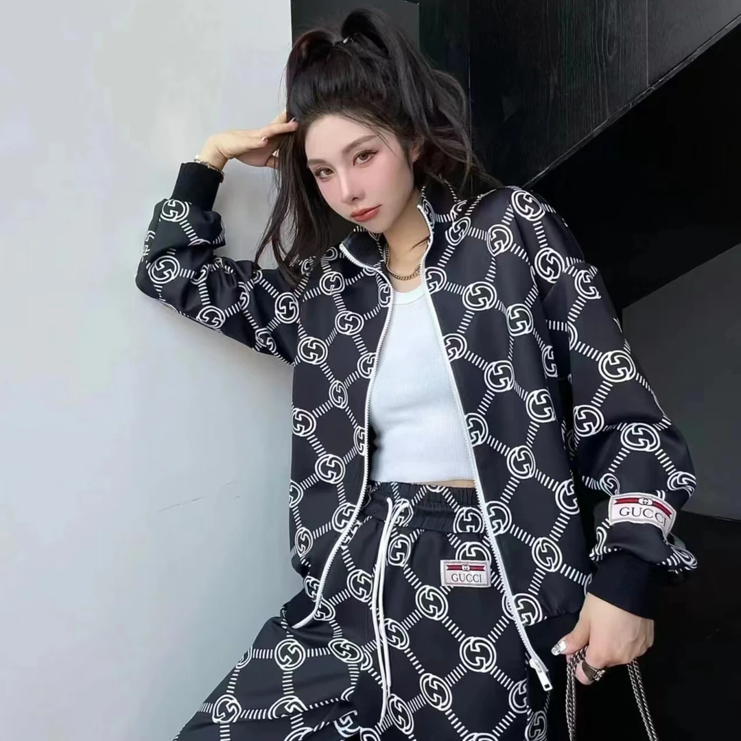 全新未使用 GUCCI/古驰 复古满印长裤/S