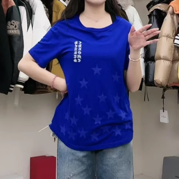 全新未使用 Chrome Hearts/克罗心 圆领短袖T恤/S码
