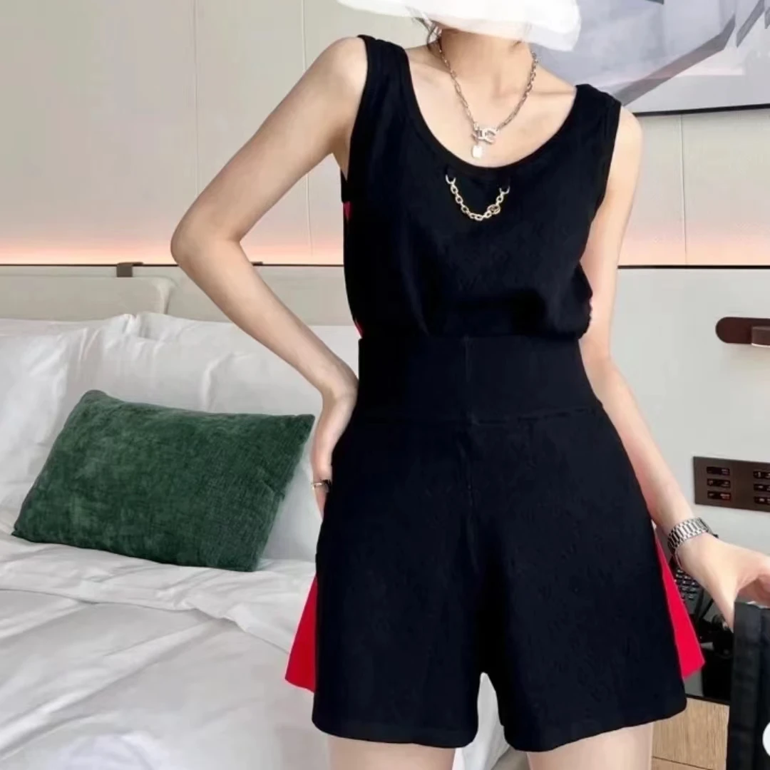 全新未使用 LOUIS VUITTON PARIS 满印吊带连衣裙/XXS