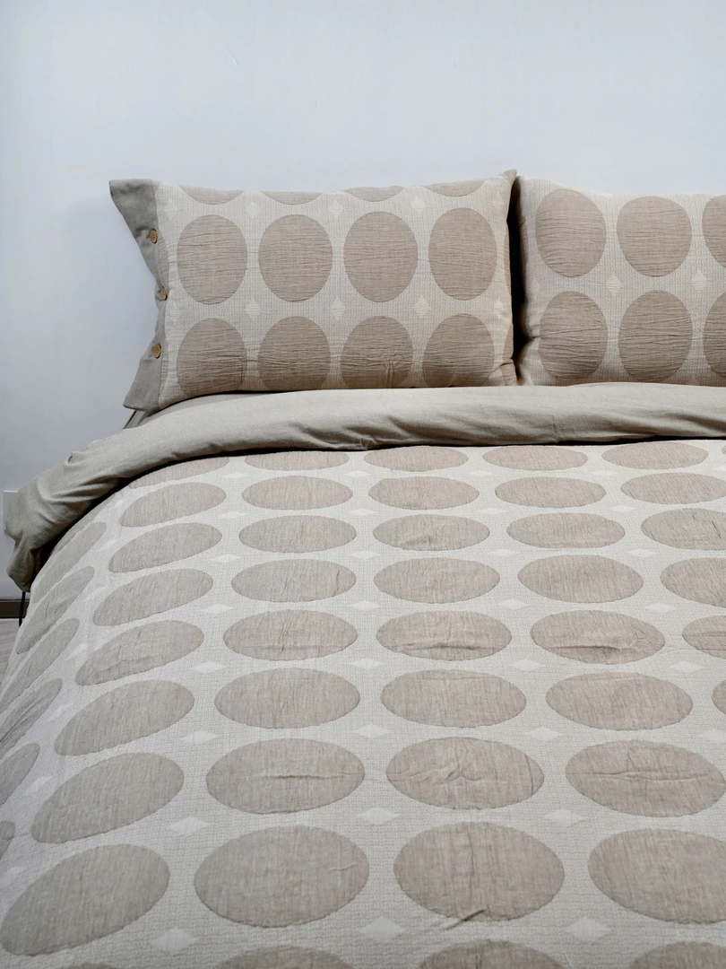 【三层大圆-单人被】纯棉简约舒适提花轻奢系列床品