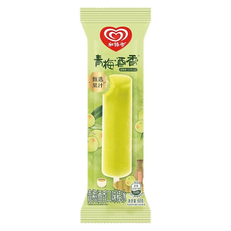 和路雪青梅酒香口味棒冰单支装