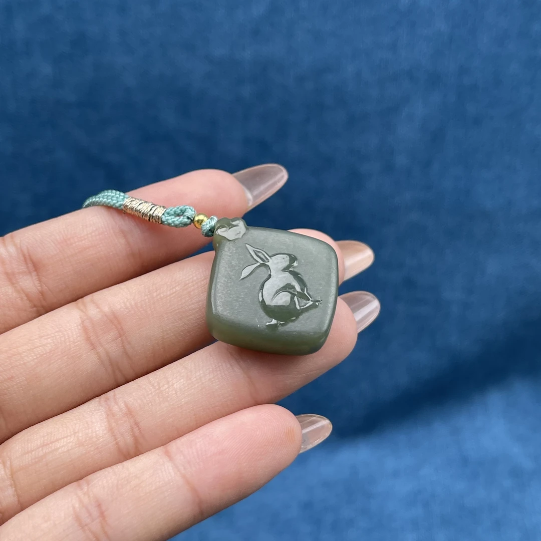 D299和田玉0吊坠27.2*16.4*8.1