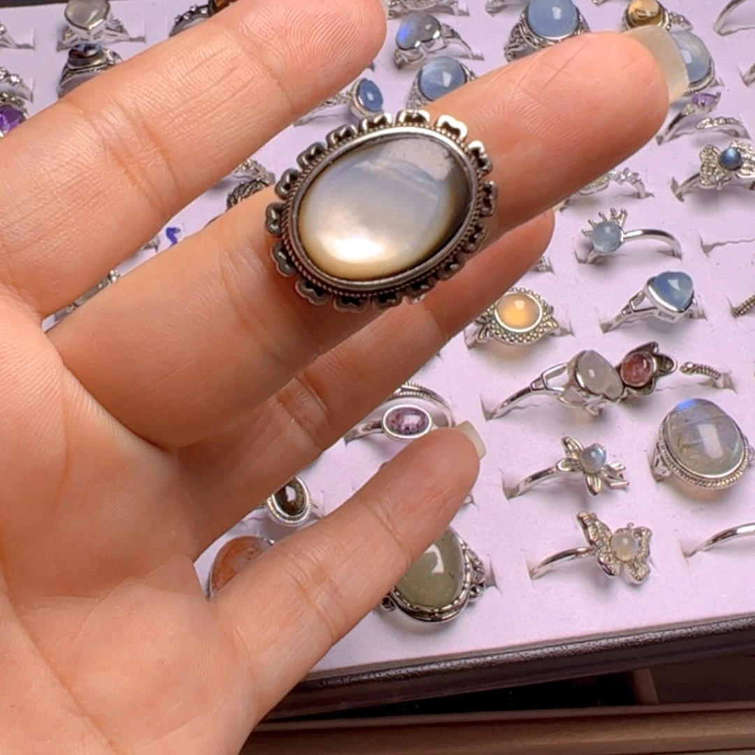 水晶手链银S800镀金镶嵌爱****?