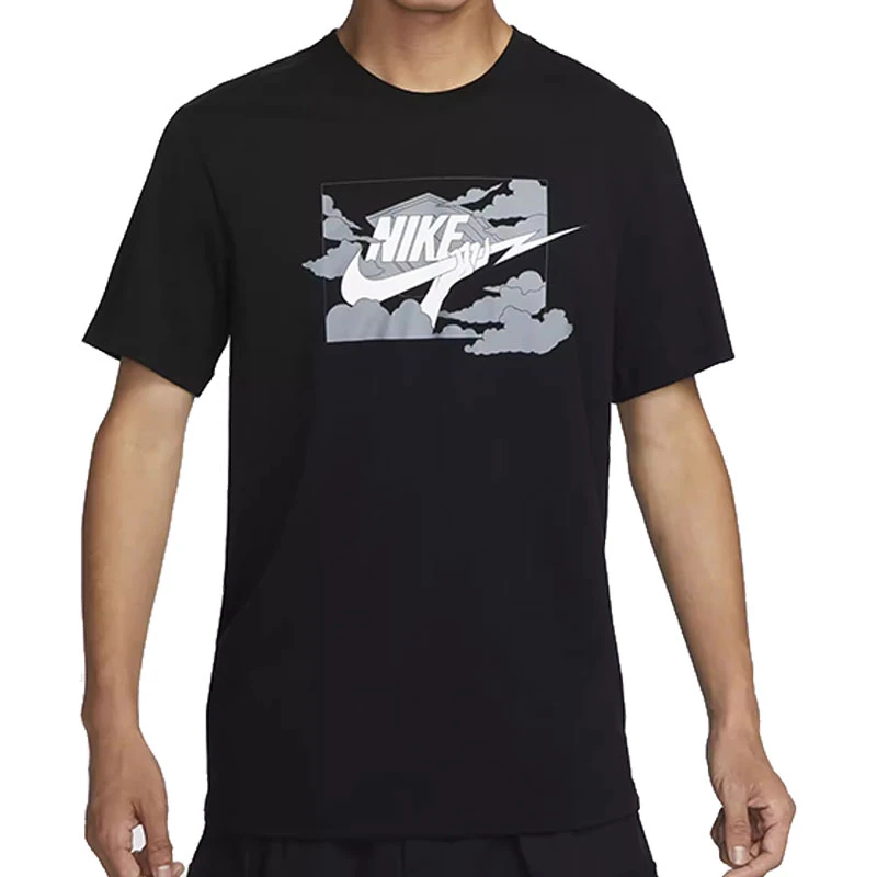 耐克/NIKE男子夏季黑色运动休闲短袖时尚T恤FZ5420-010