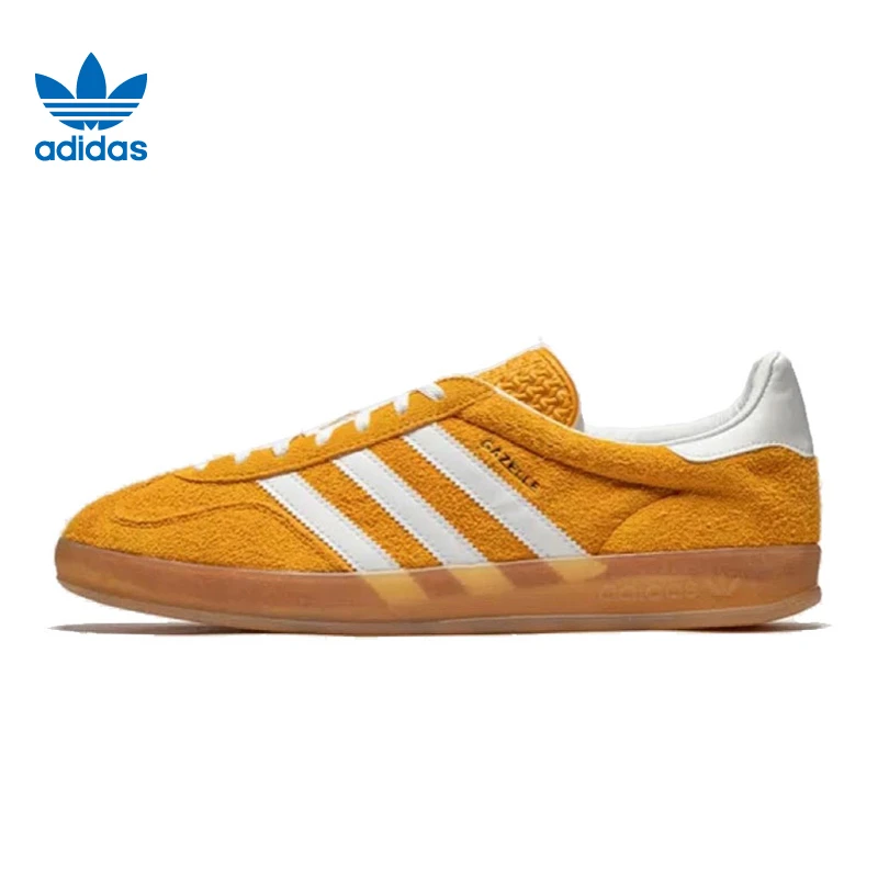 阿迪（adidas）GAZELLE女子经典运动板鞋德训鞋「T头鞋」HQ8716