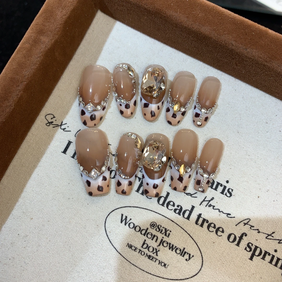 【豹富】高定纯手工锆石穿戴甲