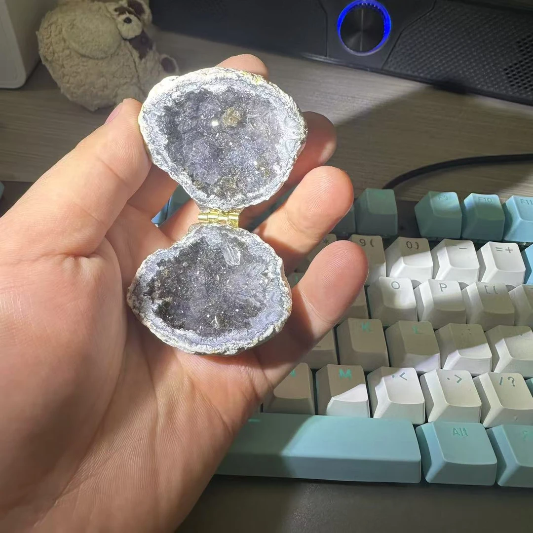 墨西哥晶洞原石摆件专拍链接