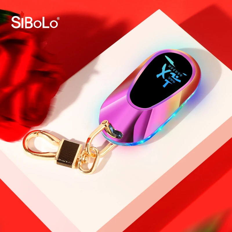 生日礼物送老公男友的实用充电钥匙扣打火机耐用高端