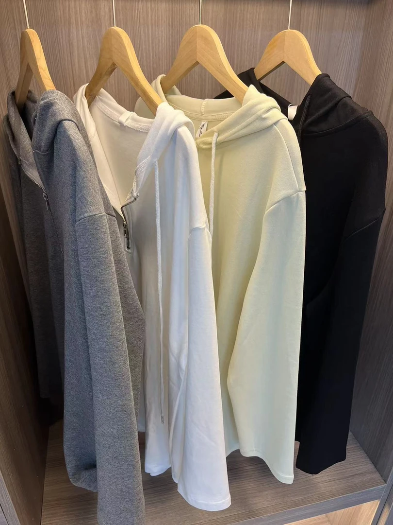 孕妇春秋装T恤卫衣上衣新款连帽外套上衣春秋宽松外出休闲