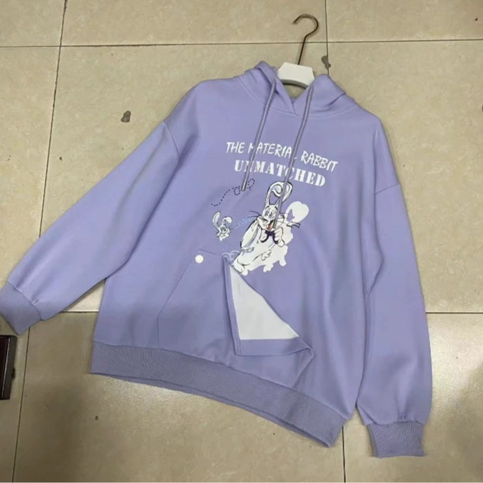 B春秋连帽长袖女士卫衣8215#