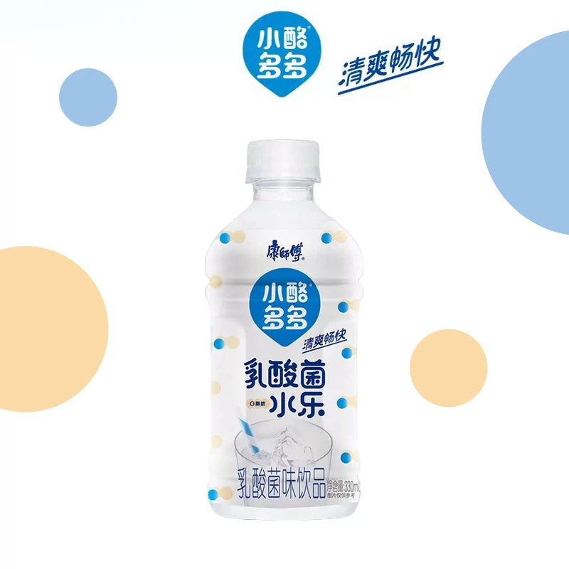 康师傅小酪多多原味乳酸菌饮料饮品巨峰葡萄乳0脂330ml6瓶整箱装